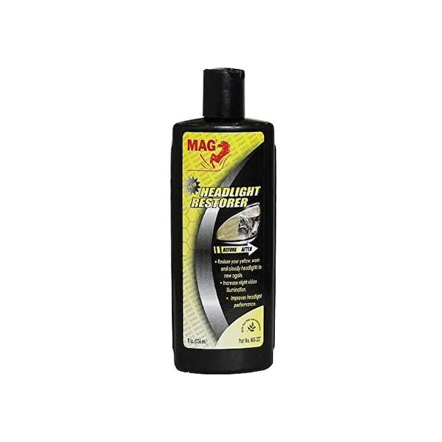Mag Polish Headlight Restorer Car Headlamp Taillight Lens Clear Anti-Yellow, Mag Headlight Restorer Polish