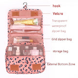 Waterproof Hanging Travel Cosmetic Bag and Personal Hygiene Organizer