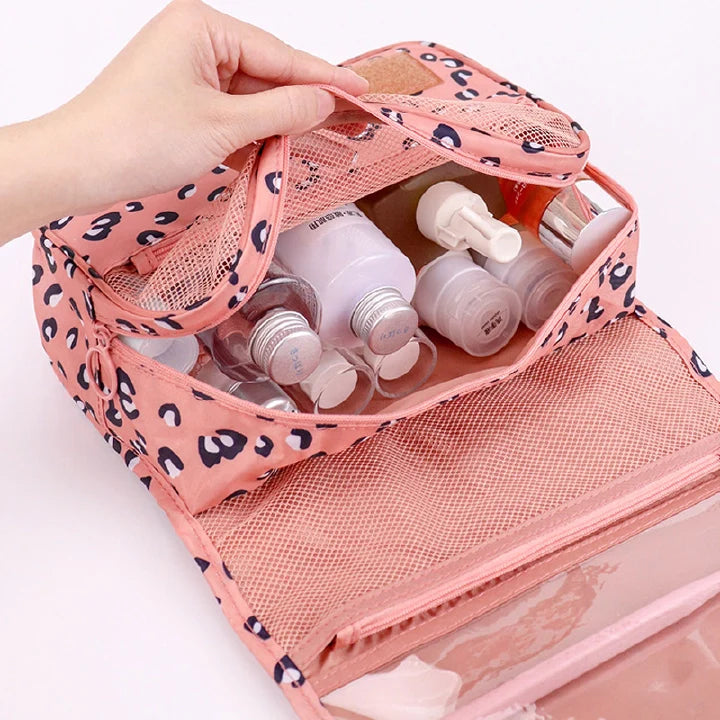 Waterproof Hanging Travel Cosmetic Bag and Personal Hygiene Organizer