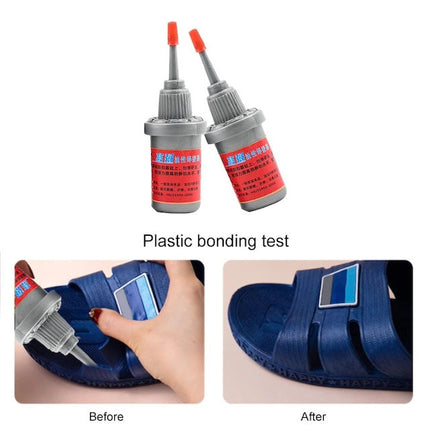 New Oily Super Glue, Waterproof Odorless Metal Glue, Super Adhesive Fast Curing UV-Resistant Weather-Resistant Strong Binding Agent