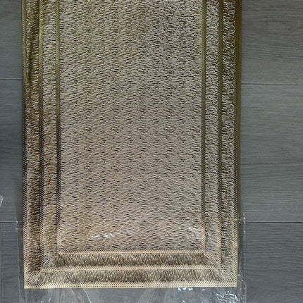 Set of 6 Non Woven Table Mats, Environmentally Friendly PVC Place Mats, Hand Woven Table Mats for Kitchen, Living Room, Office