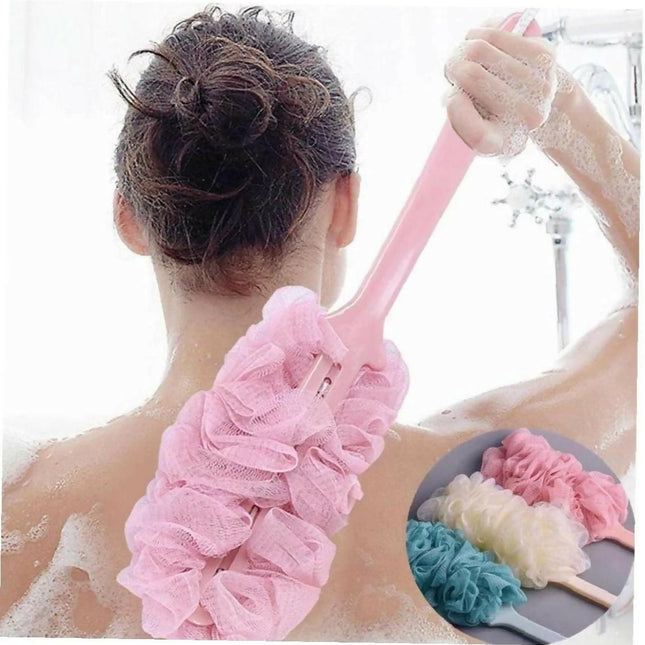 Long Handle Mesh Bath Back Scrubber