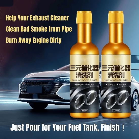 Engine Fuel System Cleaner and Catalytic Converter Smoke Remover 120ml