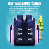 SXCHEN Lightweight Waterproof Bunny Schoolbag for Primary Students Grades 1-6