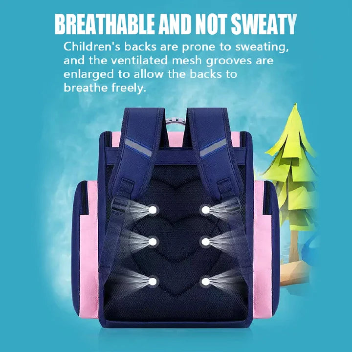 SXCHEN Lightweight Waterproof Bunny Schoolbag for Primary Students Grades 1-6