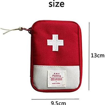 Portable First Aid Storage Bag, Emergency Survival First Aid Pack, Outdoor Travel Medical Sport Bag Pouch Stash