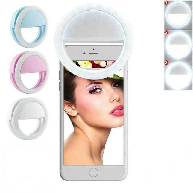 Selfie Light Clip On LED Ring Flash Camera For Smart phones