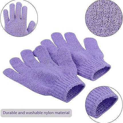Fashion 2 Pairs Exfoliating Gloves For Scrub-ASSORTED