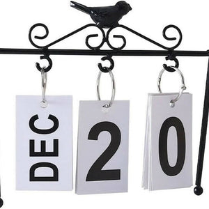 Flip Desk Calendar with Large Display, Daily Office Desk Calendar, Calendar to Manage Busy Schedules