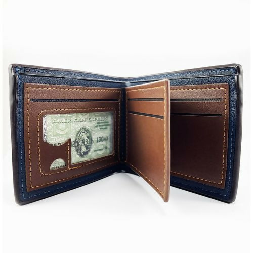 Man Wallet Leather With Coin Pocket