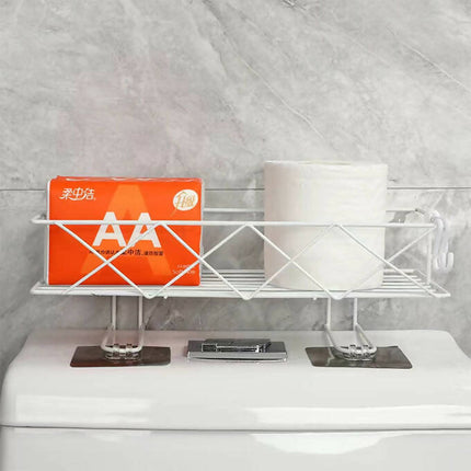 Big size 34x15x7cm metallic bathroom or toilet top organizer