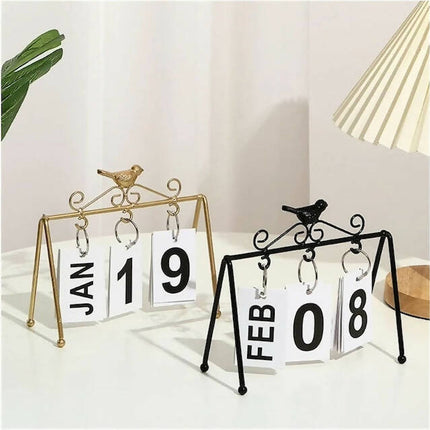 Flip Desk Calendar with Large Display, Daily Office Desk Calendar, Calendar to Manage Busy Schedules