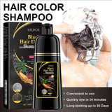 Black Hair Dye Shampoo 3 in 1 Growth Clean Hair Darkening Deep Nouris