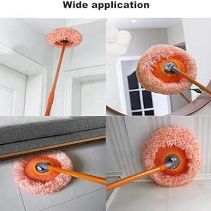 Sunflower Mop, 360° Rotatable Adjustable Cleaning Mop, New Extendable Wall Cleaning Mop, Mop Walls and Ceilings