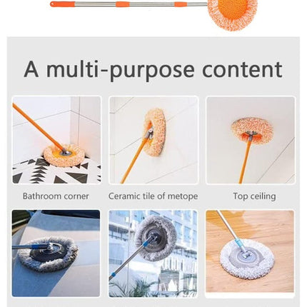Sunflower Mop, 360° Rotatable Adjustable Cleaning Mop, New Extendable Wall Cleaning Mop, Mop Walls and Ceilings