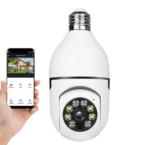 Wireless CCTV Wi-Fi Bulb Camera