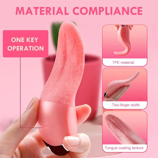 G-spot Clitoral Vibrating Tongue for Maximum Licking Pleasure, Waterproof Sex Toys G Spot Vibrator, Sex Toys for Women