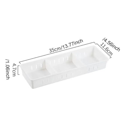 Plastic Drawer Organizer Tray 34.7×11.7cm