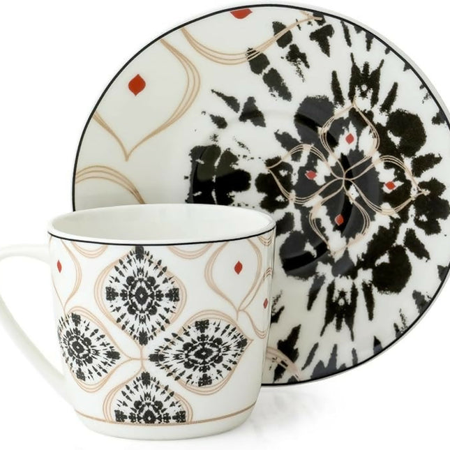 12pc Porcelain Espresso Cup Set 150ml