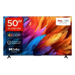 TCL 50V6B, (50" inches) Metallic Bezel-Less Series 4K Ultra HD Smart LED Google TV,BLUETOOTH+2YRS WARRANTY