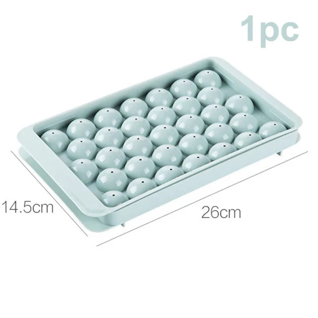 2PCS Round Ice Cube Mold / Tray