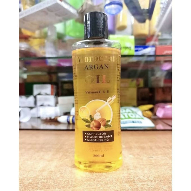 Moroccan Argan Oil NATURES SECRET WITH VITAMIN E & C- 200ml