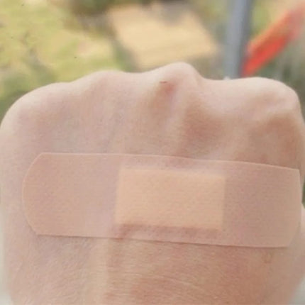 Breathable Band Aid Waterproof Bandage, First Aid Wound Dressing Medical Tape, Wound Plaster Emergency Kits Band Aids - 100pcs/lot