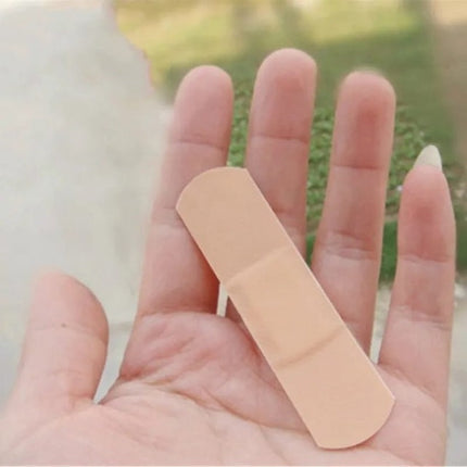 Breathable Band Aid Waterproof Bandage, First Aid Wound Dressing Medical Tape, Wound Plaster Emergency Kits Band Aids - 100pcs/lot