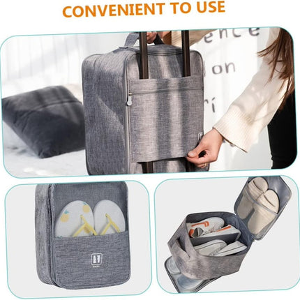 Waterproof Travel Shoe Bag, Outdoor Shoe Rack Shoe Organizer, Portable Shoe Storage Bag with Packing Cubes, Shoes Pouch
