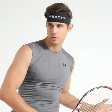 Western Style Sport Turban with Silk to Absorb Sweat and Dissipate Heat for Basketball Tennis Sport Cycling