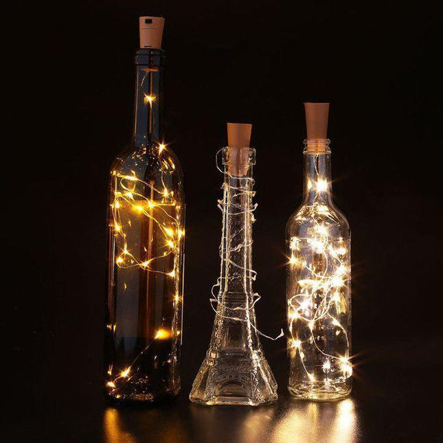 Wine Bottle Fairy Lights LED, Easy to Install LED Light, Compatible with Most Bottles