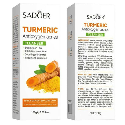 SADOER Turmeric Face Wash Cleanser