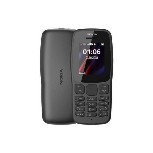 Nokia 106(2018) Dual SIM FM Radio Torch 800mAh Phone-Black