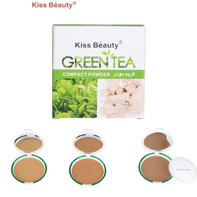 Kiss Beauty Green Tea Compact Powder