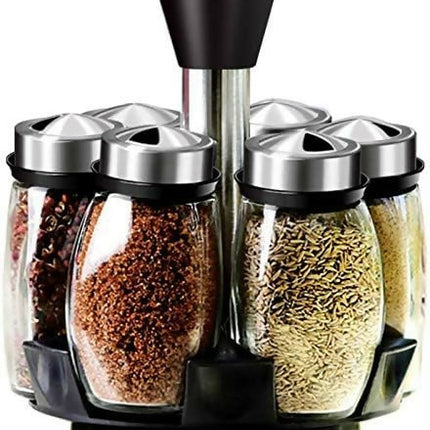 Rotating Spice Jar Set