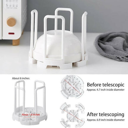 Adjustable Bowl Holder, Retractable Bowl Rack, Kitchen Storage Bowl Rack, Multifunctional Creative Tableware Rack, Tableware Storage Rack