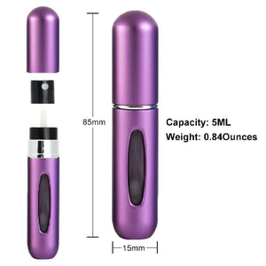 5-8ml portable travel mini perfume spray bottle