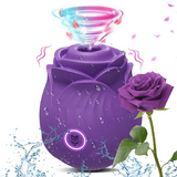 Powerful Rose Sucking Vibrator for Women - 10 Frequencies, Waterproof Silicone