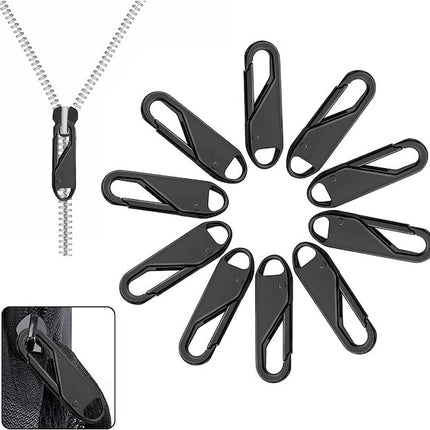 Zipper Slider Puller, Detachable Zipper Pull Head, Universal Detachable Zipper Puller, Travel Bag Suitcase Zipper Head, DIY Sewing Craft - 2 Pcs
